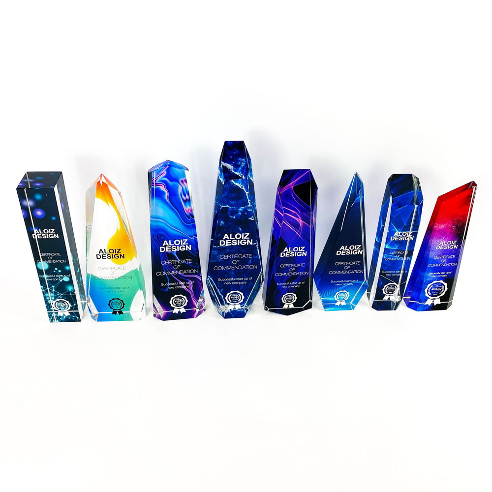 オーダーメイドクリスタルトロフィー