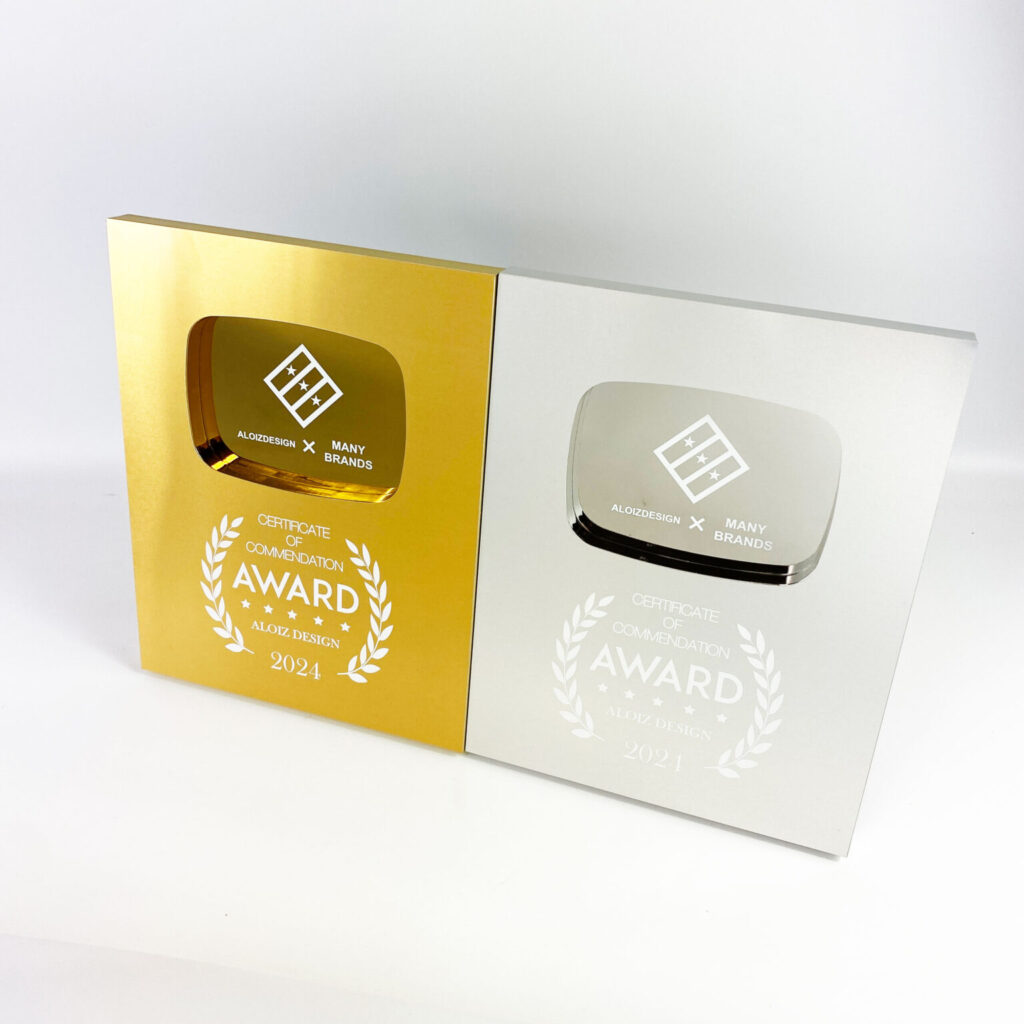 おしゃれな表彰盾(楯)アワードグッズ制作